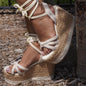 Genesis -  12 cm - High Quality and Comfort Handmade Platform Sandals.-