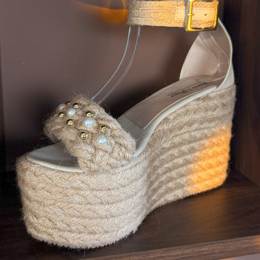 Doris Talon / Sandals Handmade Platforms of High Quality and Comfort, Heigth 12 cm.
