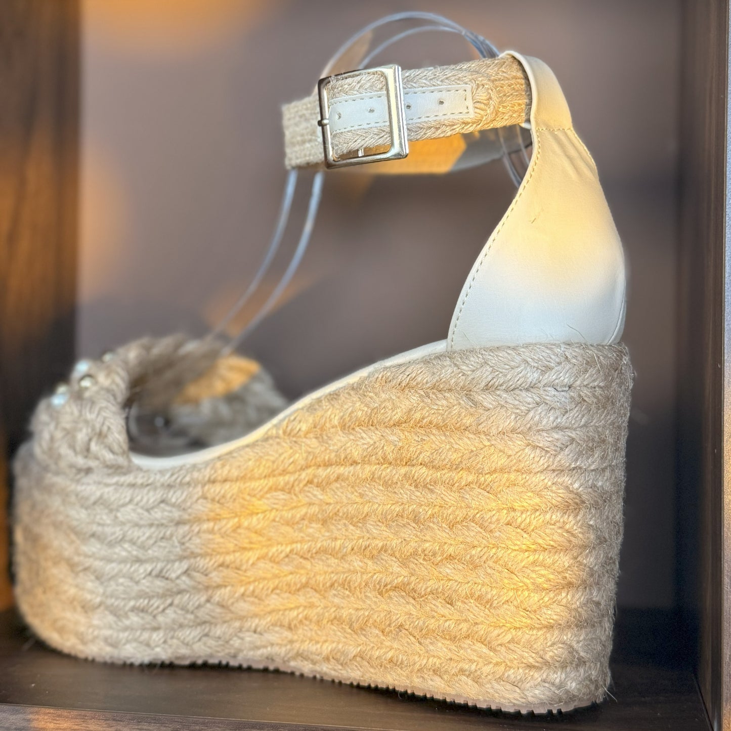 Doris Talon / Sandals Handmade Platforms of High Quality and Comfort, Heigth 12 cm.