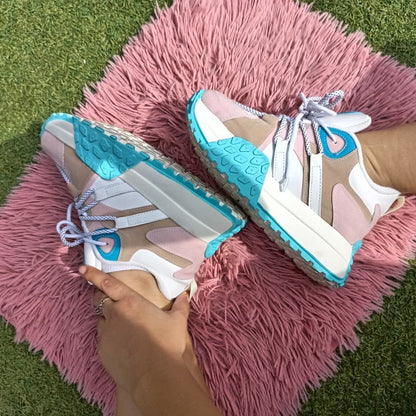 Sofia - Urban Colombian Sneakers , Bright Flashes - Style and Comfort..