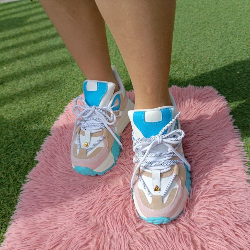 Sofia - Urban Colombian Sneakers , Bright Flashes - Style and Comfort..