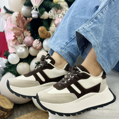 Salo Urban Colombian Sneakers Bright Flashes Style All-Day Comfort Durable Sole Versatile Design Colorblock Round Toe Laces All Seasons Casual Sports Shoes Made in Colombia - Athletic