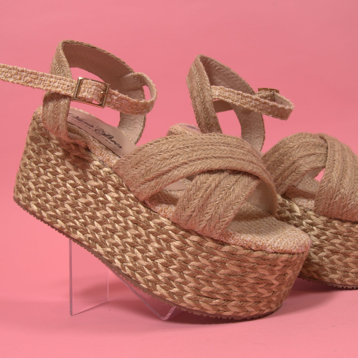 Lili /Colombian Sandals, Lightweight, Comfortable, Height 6 cm - Wide foot