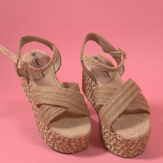 Lili /Colombian Sandals, Lightweight, Comfortable, Height 6 cm - Wide foot