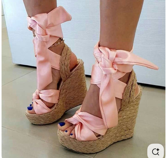 Lucy  / Colombian Sandals, Lightweight, Comfortable, Height 12 cm.
