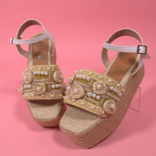 Mia - High Quality and Comfort Handmade Platform Sandals..