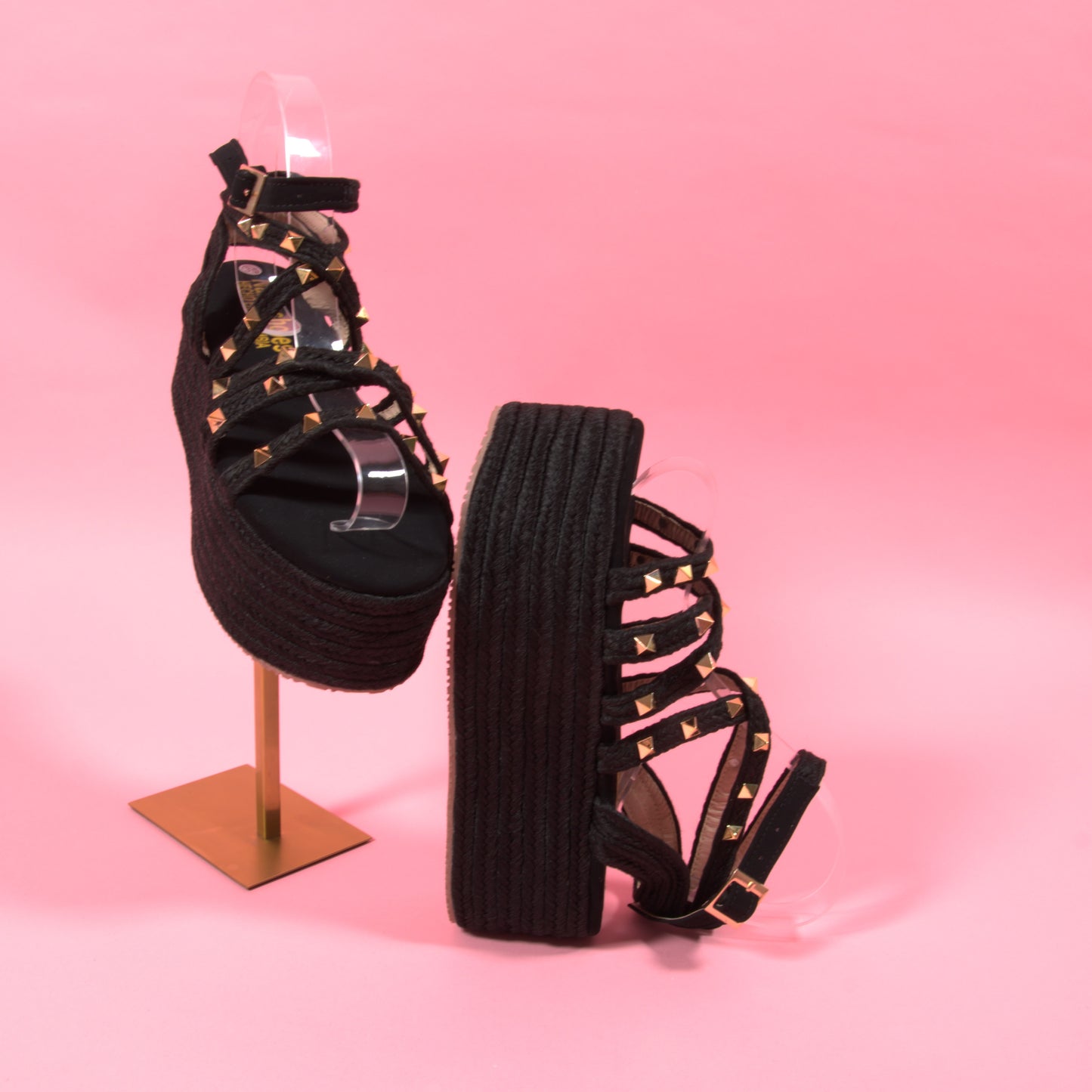 Mily Tradicional - Pie Normal Ancho -Heart Sandals Handmade Platforms of High Quality and Comfort.