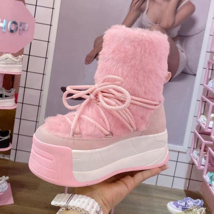 Pelucita - Winter Boots with Plush Lining and Non-Slip Sole