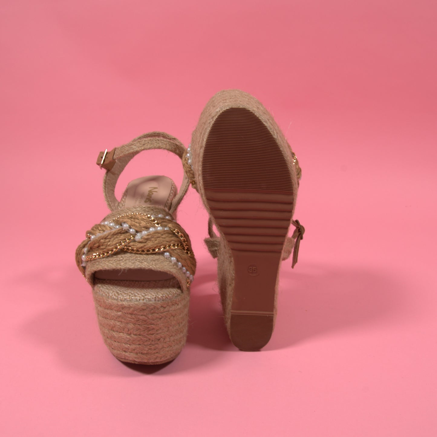 Sabrina  - Heart Sandals Handmade Platforms of High Quality and Comfort
