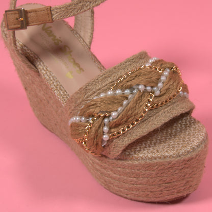 Sabrina  - Heart Sandals Handmade Platforms of High Quality and Comfort