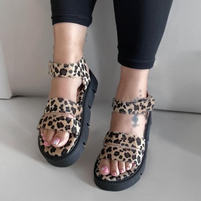 Tigresa  /Colombian Sandals, Lightweight, Comfortable, Height 3 cm - Thin foot
