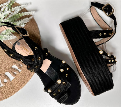 Leidy /Colombian Sandals, Lightweight, Comfortable, Height 6cm - Wide foot