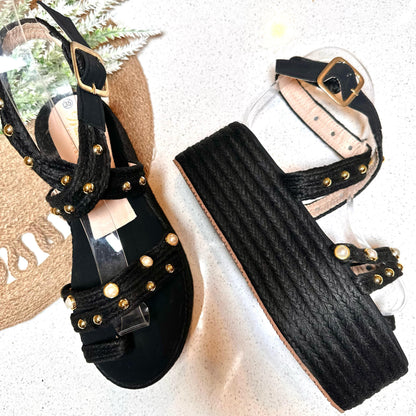 Leidy /Colombian Sandals, Lightweight, Comfortable, Height 6cm - Wide foot