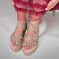 Leidy /Colombian Sandals, Lightweight, Comfortable, Height 6cm - Wide foot
