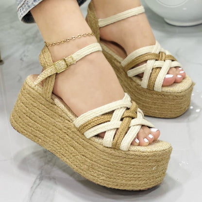 Kary /Colombian Sandals, Lightweight, Comfortable, Height 6cm.