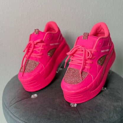 Emma Urban Colombian Sneakers Round Toe Velcro Closure All Seasons Durable Sole Interior Padding Versatile Design Authentic Colombian Style Made in Colombia Casual Sports Shoes Athletic Trainer Footwear