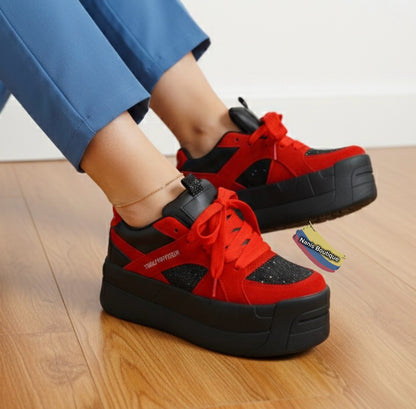 Emma Urban Colombian Sneakers Round Toe Velcro Closure All Seasons Durable Sole Interior Padding Versatile Design Authentic Colombian Style Made in Colombia Casual Sports Shoes Athletic Trainer Footwear