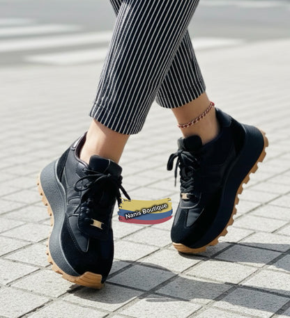 Salo Urban Colombian Sneakers Bright Flashes Style All-Day Comfort Durable Sole Versatile Design Colorblock Round Toe Laces All Seasons Casual Sports Shoes Made in Colombia - Athletic