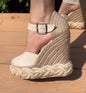 Frambuesa/ Elegant- Height 12 cm  High quality, Colombian Sandals, Lightweight, Comfortable, - Thin foot