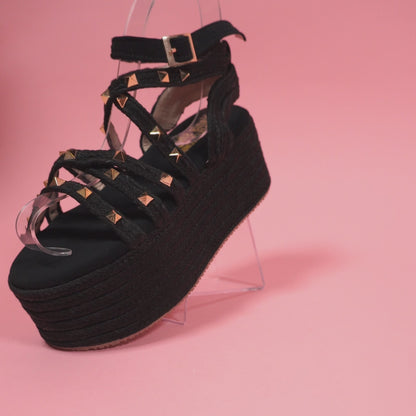 Mily Tradicional - Pie Normal Ancho -Heart Sandals Handmade Platforms of High Quality and Comfort.