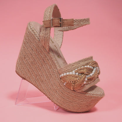 Sabrina  - Heart Sandals Handmade Platforms of High Quality and Comfort